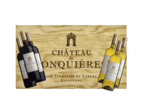 Wooden box of 6 bottles Baronnie
